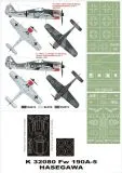 Fw 190A-5 super mask für Hasegawa 1:32