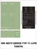Gekko Type 11 maxi mask für Tamiya 1:48