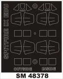 Spitfire Mk.IXc mask für Eduard 1:48