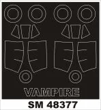 Vampire FB.Mk.9 mask für Trumpeter 1:48 Vampire FB.Mk.9 mask für Trumpeter 1:48