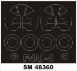 F4U-4 mask for Hobby Boss 1:48