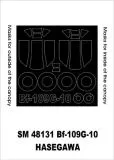 Bf 109G-10 mask for Hasegawa 1:48 Bf 109G-10 mask for Hasegawa 1:48