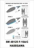 F-16A/C mak für Hasegawa 1:48