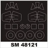 Spitfire Mk.VIII/IX mask für ICM 1:48