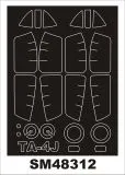 TA-4 Skyhawk mask for Hasegawa 1:48