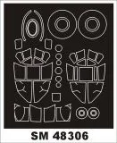 Mosquito B Mk.IV mask für Revell 1:48