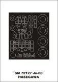 Ju 88A-4 mask for Hasegawa 1:72 Ju 88A-4 mask for Hasegawa 1:72
