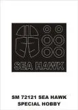 Hawker Sea Hawk mask für Special Hobby 1:72