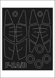 Mitsubishi F-2A/B mask for Hasegawa 1:72 Mitsubishi F-2A/B mask for Hasegawa 1:72