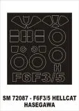 F6F-3/5 Hellcat mask für Hasegawa 1:72