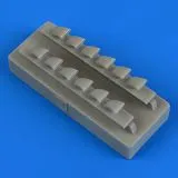 Bf 109G exhaust für Eduard 1:48