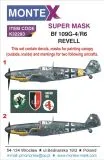 Bf 109G-4/R6 super mask for Revell 1:32 Bf 109G-4/R6 super mask for Revell 1:32