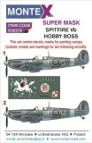 Spitfire Vb super mask for Hobby Hobby 1:32