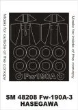 Fw 190A-3/A-4 mask für Hasegawa 1:48