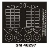 CA-9 Wirraway mask for Special Hobby 1:48 CA-9 Wirraway mask for Special Hobby 1:48