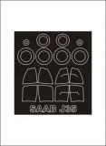 SAAB J35 mask für Hasegawa 1:48