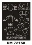 Handley Page Hampden mask für Valom 1:72