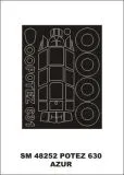 Poter 631 mask für Azur 1:48