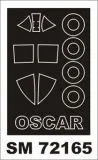 Ki-43 Oscar mask for Hasegawa 1:72 Ki-43 Oscar mask for Hasegawa 1:72