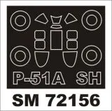 P-51A mask für Special Hobby 1:72