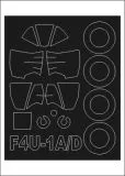 F4U1A/D mask für Tamiya 1:72 F4U1A/D mask für Tamiya 1:72