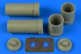 F/A-18C exhaust nozzles - opened für Kinetic 1:48