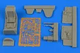 Bf 109F-2/F-4 cockpit set für Eduard 1:48