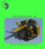 USN 40 mm/56 Bofors twin mount ver.2 1:350