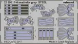 F-4 seatbelts grey STEEL 1:32