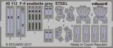 F-4 seatbelts grey STEEL 1:48