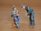 German pilot & mechanic WWII 1:32