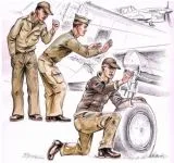 US Army mechanics WW II 1:72