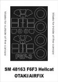 F6F-3 Hellcat mask für Otaki/ Airfix 1:48 F6F-3 Hellcat mask für Otaki/ Airfix 1:48