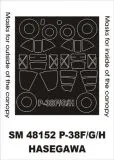 P-38F/G/H mask für Hasegawa 1:48