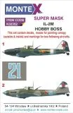 Il-2M super mask for Hobby Boss 1:32 Il-2M super mask for Hobby Boss 1:32