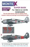 Fw 190A-8 super mask for Hasegawa 1:32