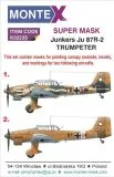 Ju 87R-2 super mask für Trumpeter 1:32
