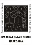 Ki-44 II Shoki mask für Hasegawa 1:48