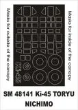 Ki-45 Kai Toryu mask für Nichimo 1:48