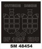 Bf 109F mask for Eduard 1:48