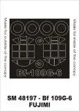 Bf 109G-6 mask for Fujimi 1:48
