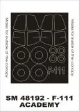 F-111 mask für Academy 1:48