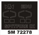 Spitfire Mk.IX mask für Eduard 1:72 Spitfire Mk.IX mask für Eduard 1:72