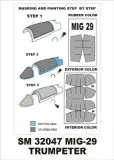 MiG-29 mask for Trumpeter 1:32