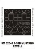 P-51B Mustang mask für Revell 1:32