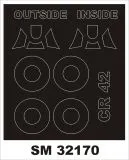 FIAT CR-42 mask for Silver Wings 1:32