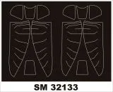 P-51D mask for Tamiya 1:32 P-51D mask for Tamiya 1:32