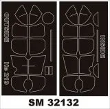 He 219A-2/5/7 UHU mask for Revell 1:32 He 219A-2/5/7 UHU mask for Revell 1:32