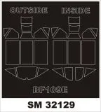 Bf 109E-4/7 mask für Dragon 1:32