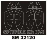 Spitfire Mk.XVI mask für Tamiya 1:32